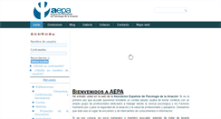 Desktop Screenshot of aepa-spain.com
