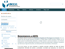 Tablet Screenshot of aepa-spain.com